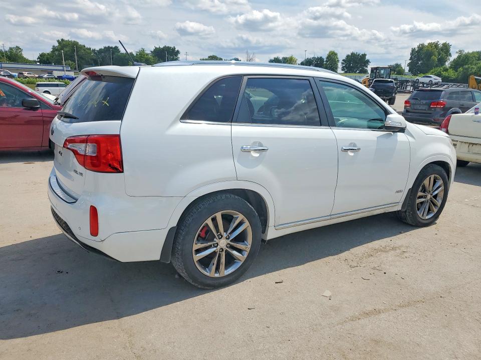 2015 Kia Sorento VIN 5XYKWDA76FG580965 COPART salvage auction — REAR END, MO - CERTIFICATE OF TITLE, sold $225 on 2026-07-28 (photo 3)