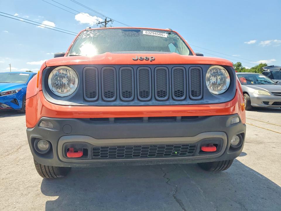 2015 Jeep Renegade VIN ZACCJBCT5FPC01228 COPART salvage auction — FRONT END, Oh - Certificate Of Title, sold $1,550 on 2026-08-17 (photo 5)