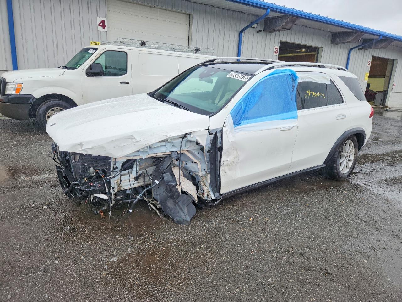 2025 Mercedes-Benz GLE-Class VIN 4JGFB4FB2SB468562 COPART salvage auction — Front End, AZ - CERT OF TITLE - SALVAGE (P), sold $18,600 on 2026-07-15 (photo 1)