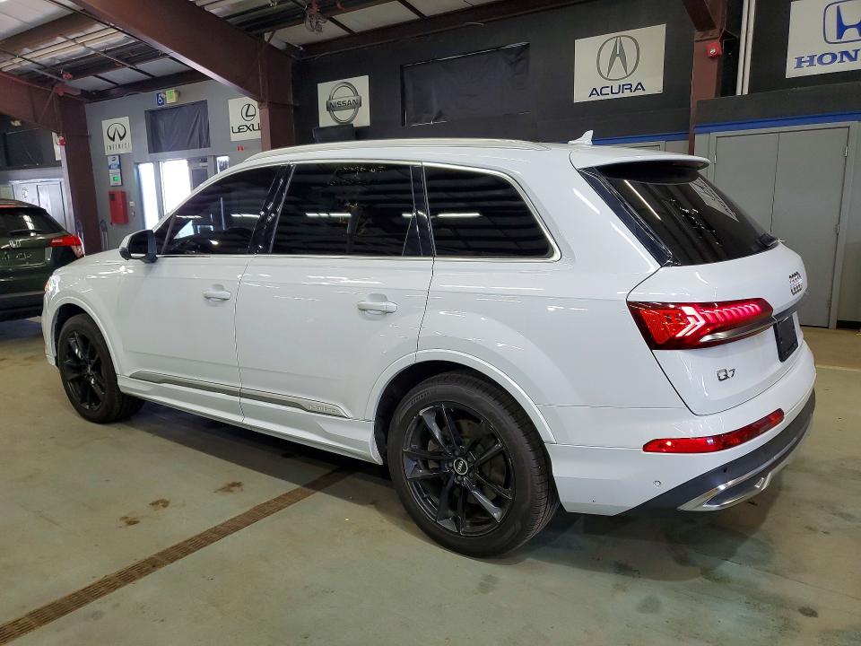 2021 Audi Q7 VIN WA1AJAF79MD010062 COPART salvage auction — MINOR DENT/SCRATCHES, CT - CERTIFICATE OF TITLE (P), sold $9,000 on 2026-07-09 (photo 2)