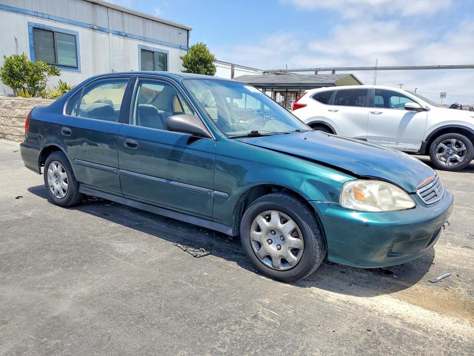 2000 Honda Civic VIN JHMEJ6674YS006330 COPART salvage auction — FRONT END, CA - SALVAGE CERTIFICATE, sold $350 on 2026-07-22 (photo 4)