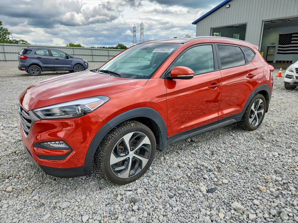 2016 Hyundai Tucson VIN KM8J3CA24GU069222 COPART salvage auction — MINOR DENT/SCRATCHES, Oh - Certificate Of Title, sold $475 on 2026-07-28 (photo 1)