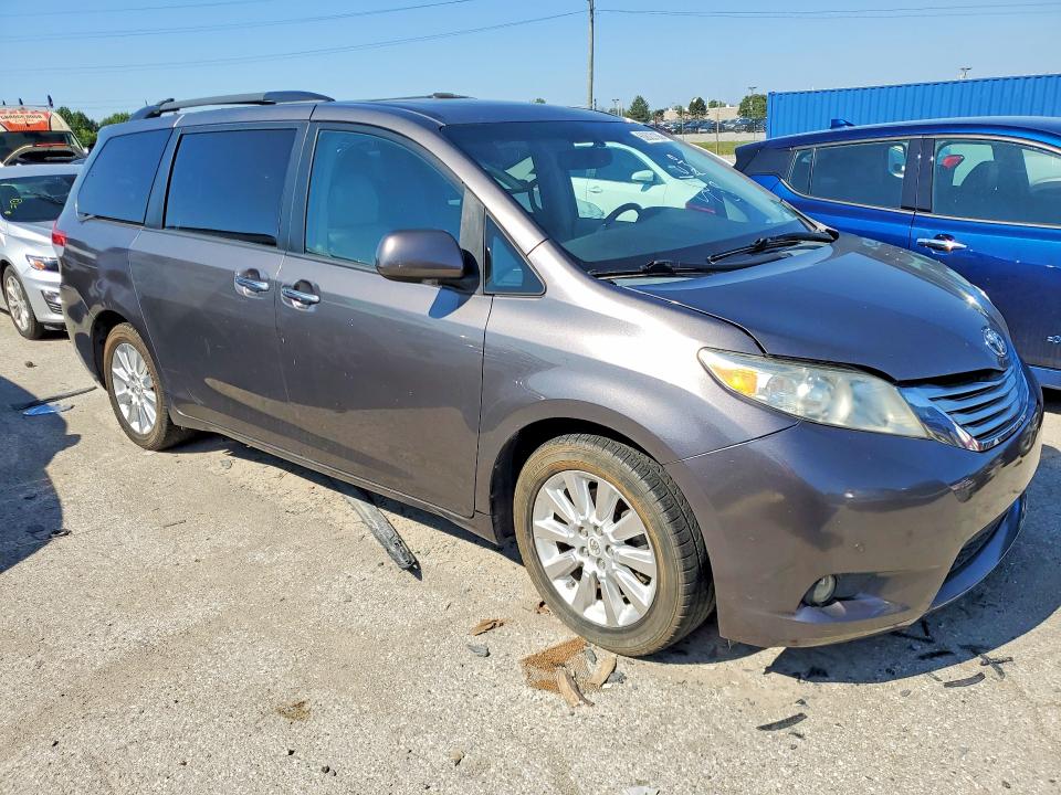 2011 Toyota Sienna VIN 5TDDK3DC0BS011954 COPART salvage auction — FRONT END, In - Certificate Of Title (P), sold $4,100 on 2026-07-27 (photo 4)