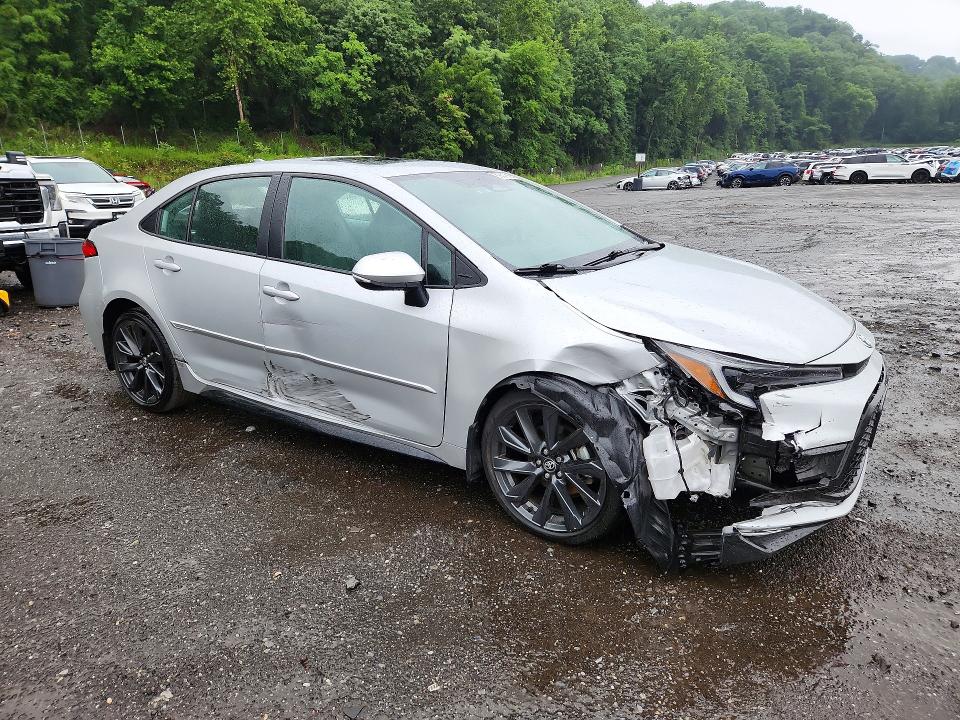 2025 Toyota Corolla VIN 5YFP4MCE0SP217395 COPART salvage auction — FRONT END, Ny - Mv-907A Salvage Certificate, sold $8,400 on 2026-07-09 (photo 4)