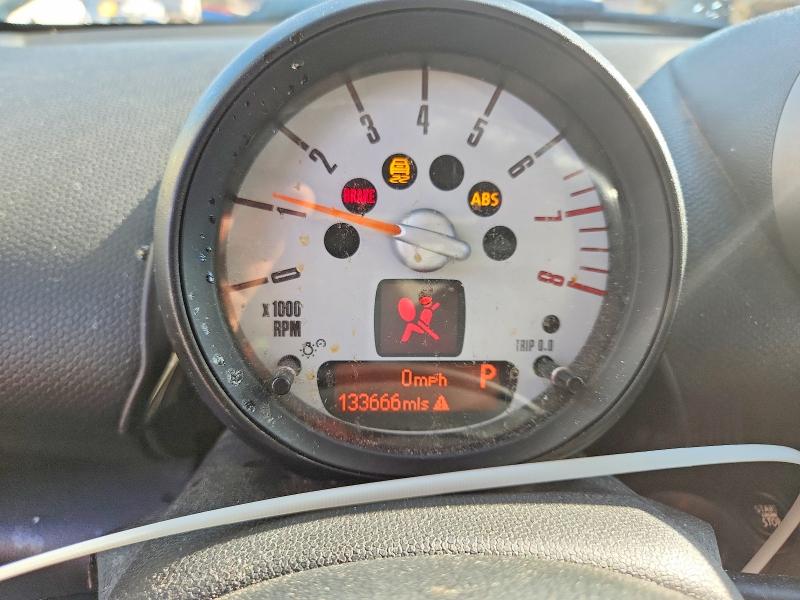 2012 Mini Cooper VIN WMWZB3C50CWM06983 COPART salvage auction — FRONT END, Nm - Cert Of Title-Salvage, sold $625 on 2026-08-20 (photo 9)