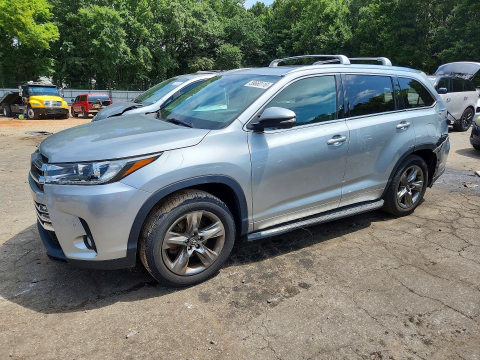 2018 Toyota VIN 5TDYZRFH0JS239539 COPART salvage auction — REAR END, Ga - Cert Of Title-Salvage, sold $5,800 on 2026-07-28 (photo 1)