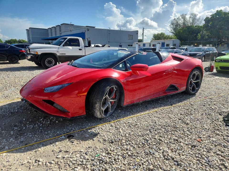 2022 Lamborghini VIN ZHWUT5ZF0NLA19483 — COPART salvage auction photo