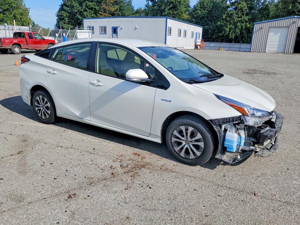 2020 Toyota Prius VIN JTDL9RFU1L3021587 COPART salvage auction — FRONT END, WA - BILL OF SALE, sold $2,900 on 2026-07-27 (photo 4)