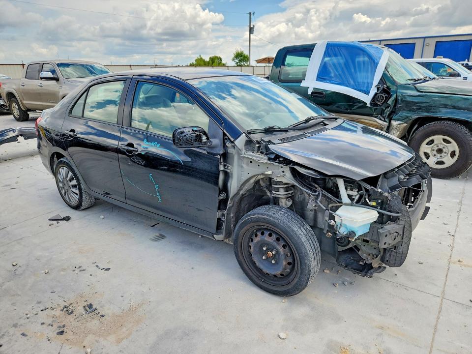 2010 Toyota Yaris VIN JTDBT4K35A4063572 COPART salvage auction — FRONT END, Tx - Salvage Vehicle Title, sold $500 on 2026-07-28 (photo 4)
