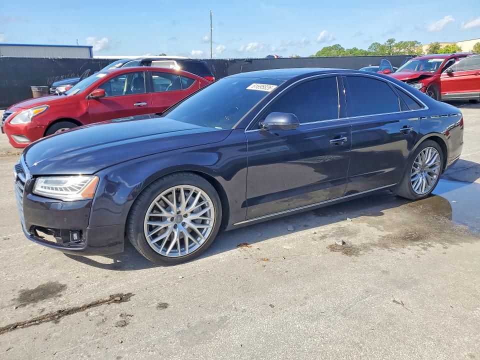 2015 Audi A8 quattro VIN WAUJ2AFD5FN034085 — COPART salvage auction photo