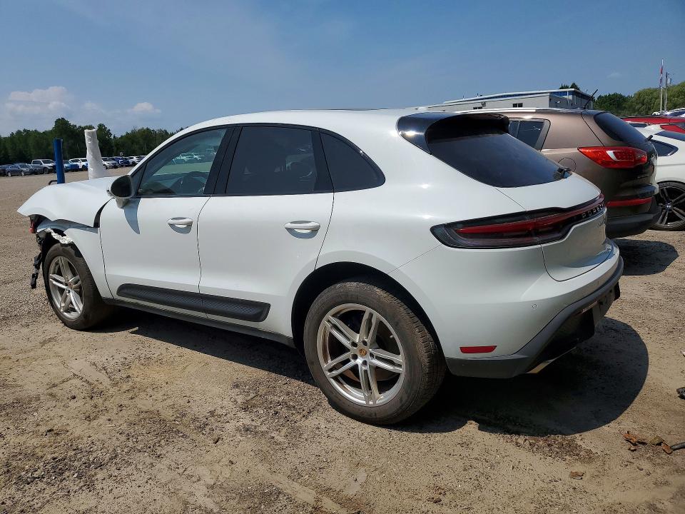 2022 Porsche Macan VIN WP1AA2A53NLB05708 COPART salvage auction — DAMAGE HISTORY, On - Permit No Brand - Unfit (P), sold $18,900 on 2026-08-06 (photo 2)