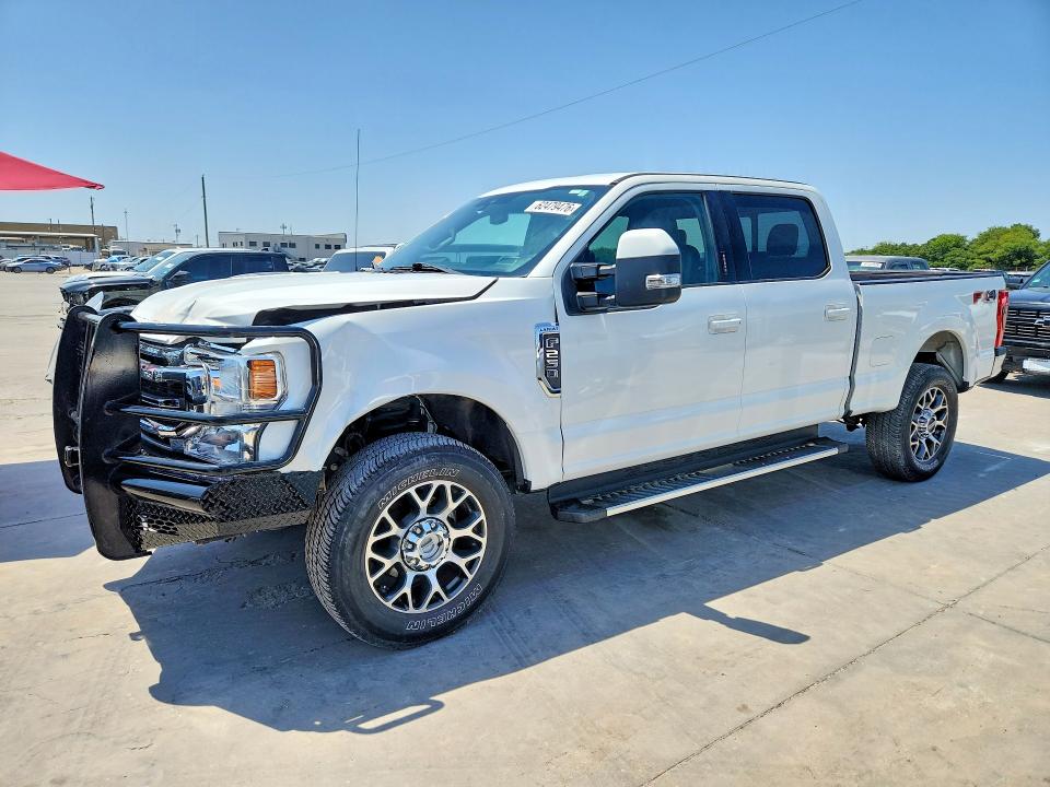 2020 Ford F-250 super duty VIN 1FT7W2BN6LED48670 COPART salvage auction — FRONT END, TX - SALVAGE VEHICLE TITLE (P), sold $14,700 on 2026-07-30 (photo 1)