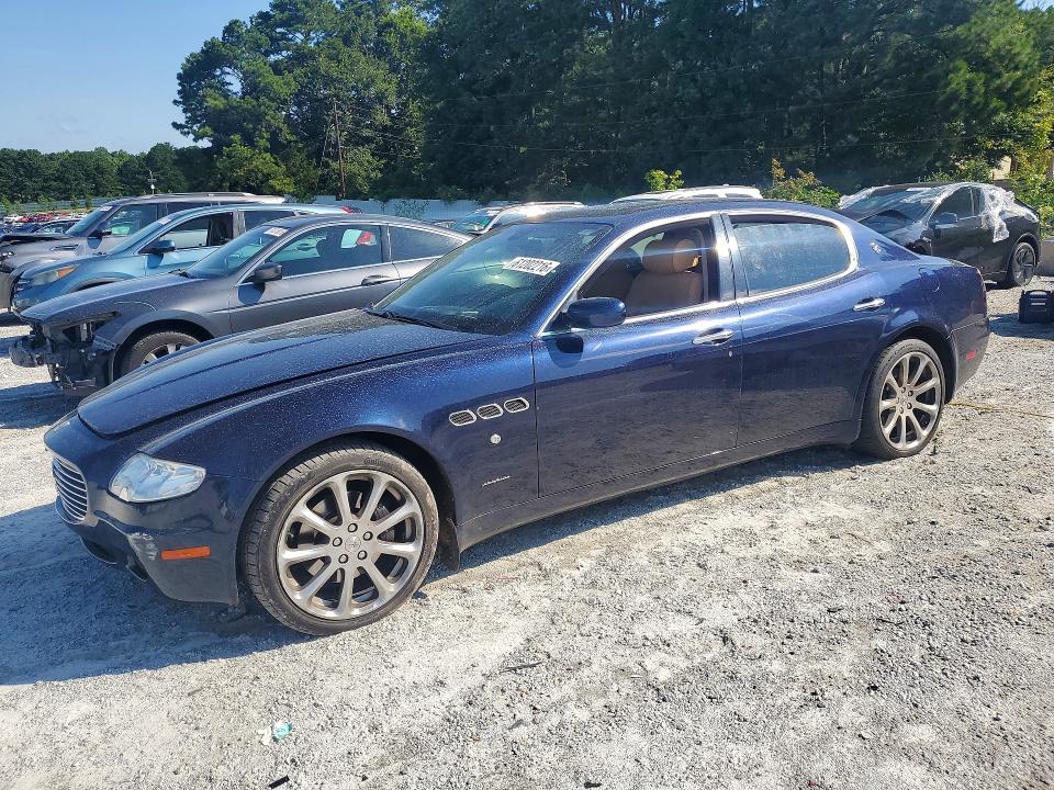 2008 Maserati Quattroporte VIN ZAMFE39A780038535 COPART salvage auction — MECHANICAL, Ga - Certificate Of Title, sold $525 on 2026-07-27 (photo 1)