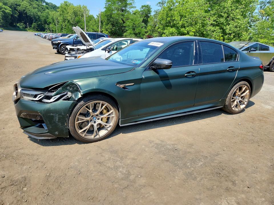 2022 BMW M5 VIN WBS73CH03NCK24583 COPART salvage auction — FRONT END, NJ - CERT OF TITLE-SALVAGE, sold $48,750 on 2026-07-30 (photo 1)