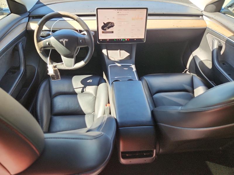 2022 Tesla Model 3 VIN 5YJ3E1EA9NF304538 COPART salvage auction — FRONT END, CA - SALVAGE CERTIFICATE, sold $6,000 on 2026-07-23 (photo 8)