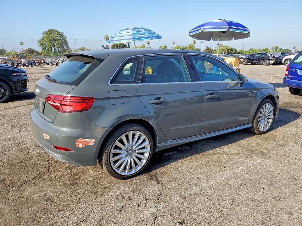 2017 Audi A3 VIN WAUTPBFF0HA036421 COPART salvage auction — REAR END, Salvage Title, sold $60 on 2026-07-24 (photo 3)