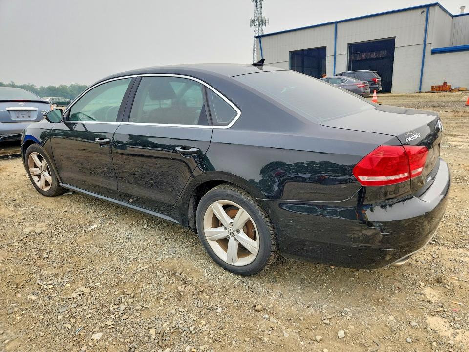 2012 Volkswagen Passat VIN 1VWBP7A35CC009816 COPART salvage auction — FRONT END, Pa - Cert Of Title, sold $325 on 2026-07-24 (photo 2)