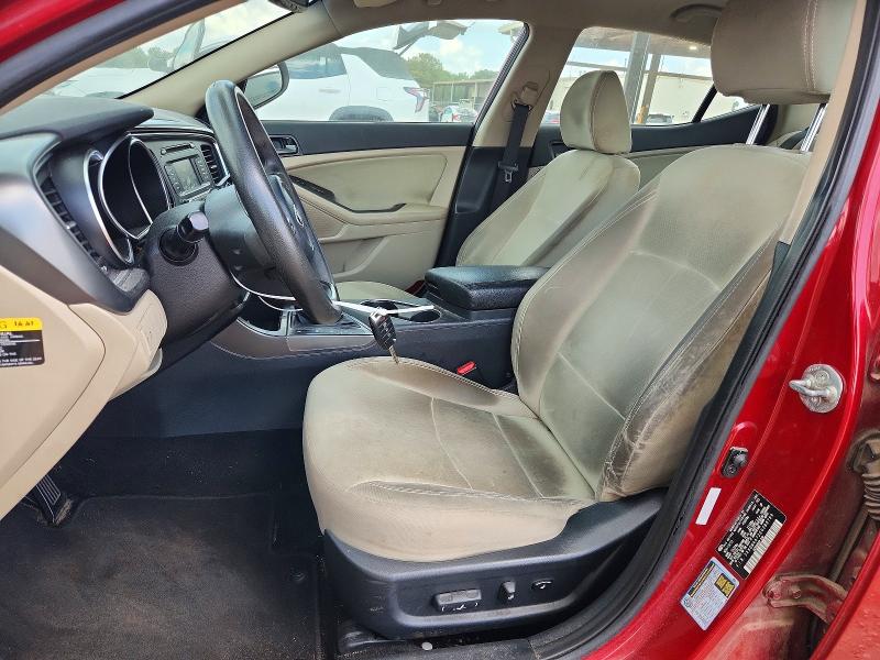 2014 Kia Optima VIN 5XXGM4A72EG288759 COPART salvage auction — FRONT END, Al - Certificate Of Title, sold $450 on 2026-07-29 (photo 7)