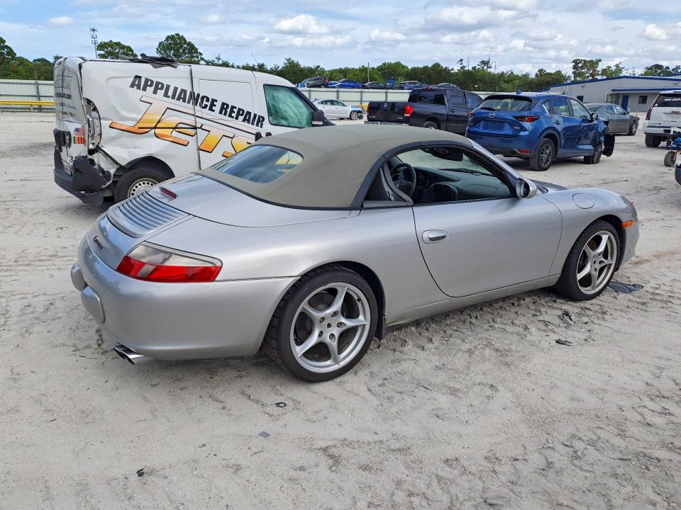 2004 Porsche 911 VIN WP0CA29974S651708 COPART salvage auction — WATER/FLOOD, Fl - Certificate Of Destruction, sold $2,050 on 2026-07-29 (photo 3)