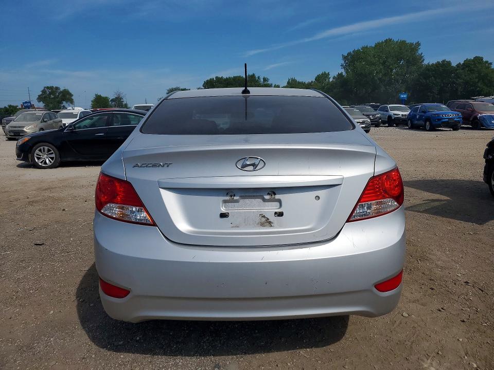 2012 Hyundai Accent VIN KMHCU4AE2CU180755 COPART salvage auction — MECHANICAL, Mt - Certificate Of Title, sold $475 on 2026-07-31 (photo 6)