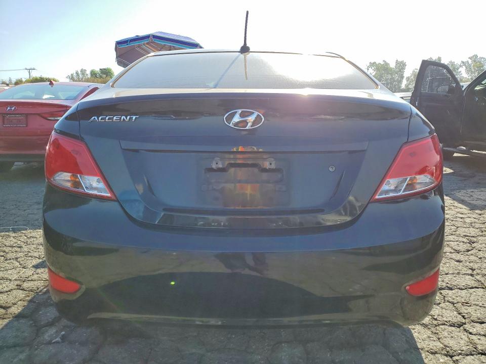 2015 Hyundai Accent VIN KMHCT4AE6FU936272 COPART salvage auction — MINOR DENT/SCRATCHES, CA - CERT OF TITLE-SALVAGED, sold $375 on 2026-07-20 (photo 6)