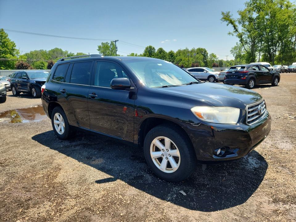 2010 Toyota Highlander VIN 5TDJK3EH4AS033659 COPART salvage auction — FRONT END, Ct - Cert Of Title-Salvage, sold $550 on 2026-07-24 (photo 4)