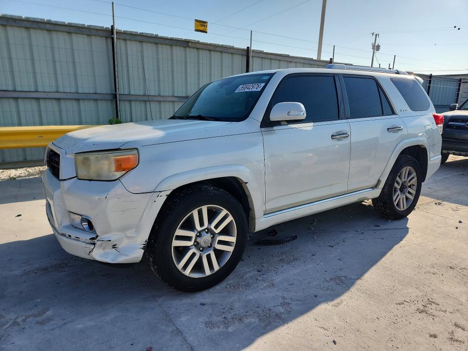 2010 Toyota 4runner VIN JTEZU5JR5A5002025 COPART salvage auction — FRONT END, TX - SALVAGE VEHICLE TITLE, sold $1,250 on 2026-07-28 (photo 1)