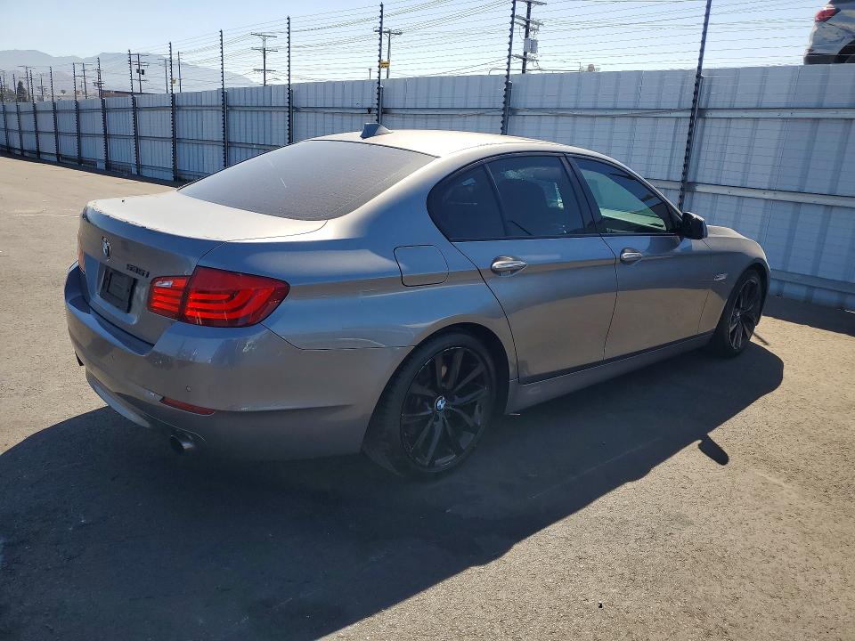 2011 BMW 5 series VIN WBAFR7C56BC602481 COPART salvage auction — FRONT END, Ca - Salvage Certificate, sold $1,050 on 2026-07-27 (photo 3)