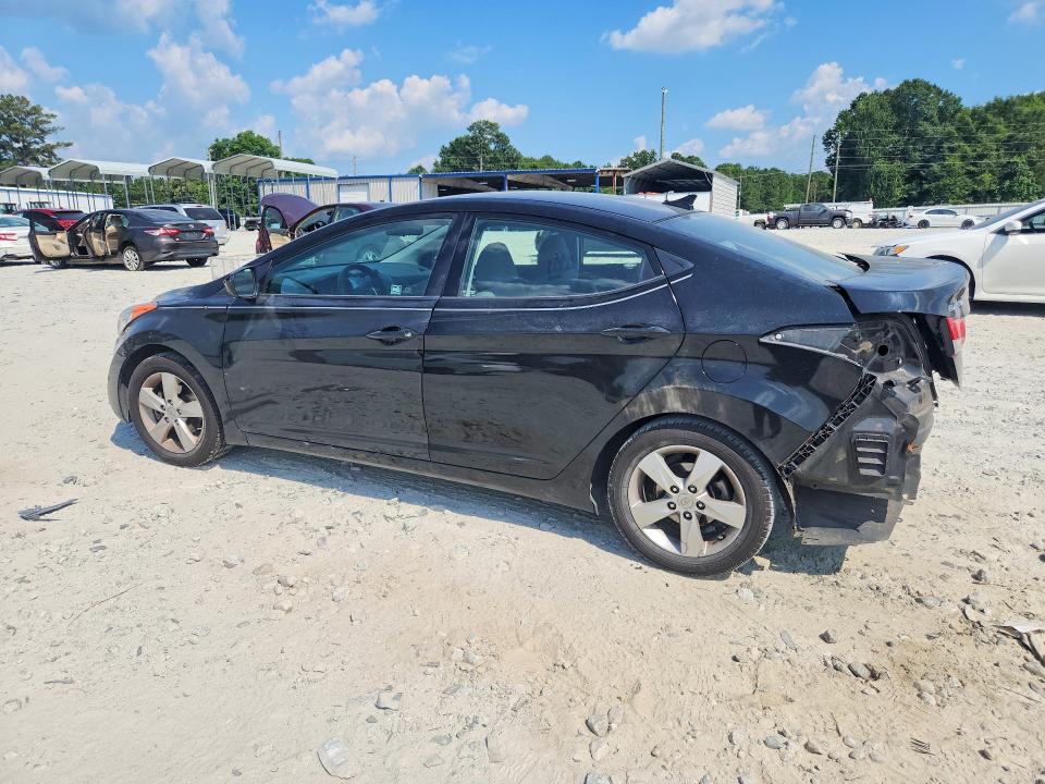 2013 Hyundai Elantra VIN KMHDH4AE3DU838609 COPART salvage auction — REAR END, Ga - Cert Of Title-Salvage, sold $725 on 2026-07-13 (photo 2)