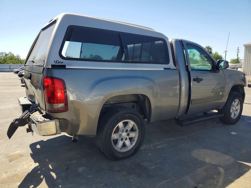 2007 Gmc SIERRA VIN 1GTEC14C77Z650358 COPART salvage auction — FRONT END, Ca - Dis/Dlr/Exp Only Clean Title, sold $1,200 on 2026-07-09 (photo 3)