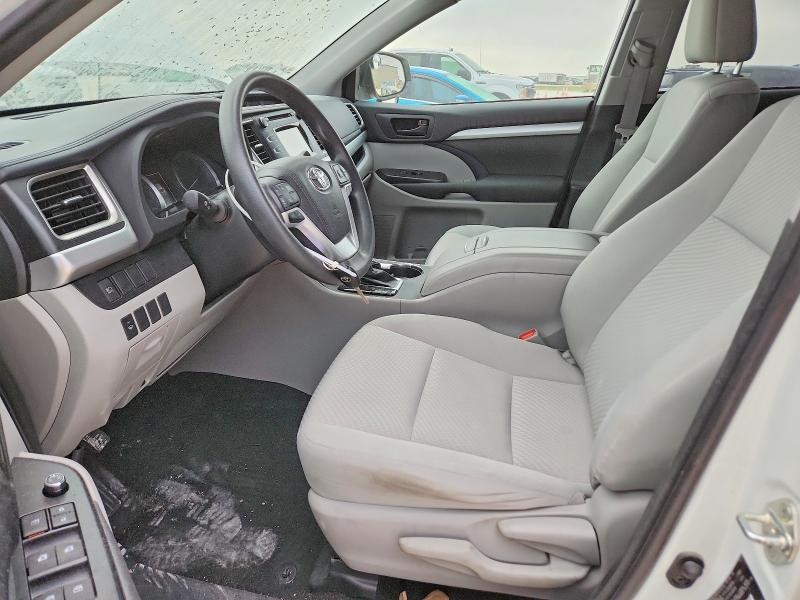 2018 Toyota Highlander VIN 5TDZZRFH6JS266720 COPART salvage auction — SIDE, TX - SALVAGE VEHICLE TITLE, sold $7,100 on 2026-07-23 (photo 7)