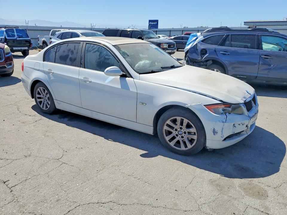 2007 BMW 3 series VIN WBAVC53557FZ76457 COPART salvage auction — FRONT END, CA - SALVAGE CERTIFICATE, sold $225 on 2026-07-31 (photo 4)