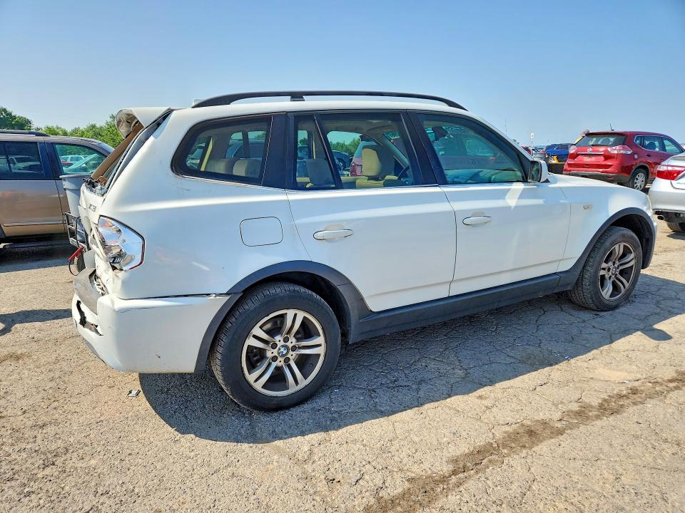 2006 BMW X3 VIN WBXPA93416WG90769 COPART salvage auction — REAR END, Pa - Certificate Of Salvage, sold $425 on 2026-07-10 (photo 3)