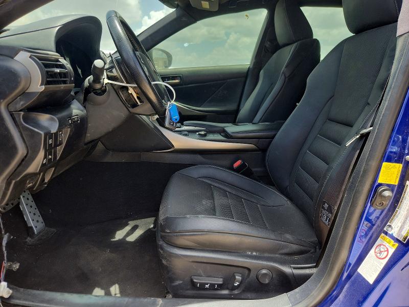 2018 Lexus Is VIN JTHBA1D27J5083680 COPART salvage auction — FRONT END, Tx - Cert Of Title-Rebuilt Salvage, sold $6,500 on 2026-07-23 (photo 7)