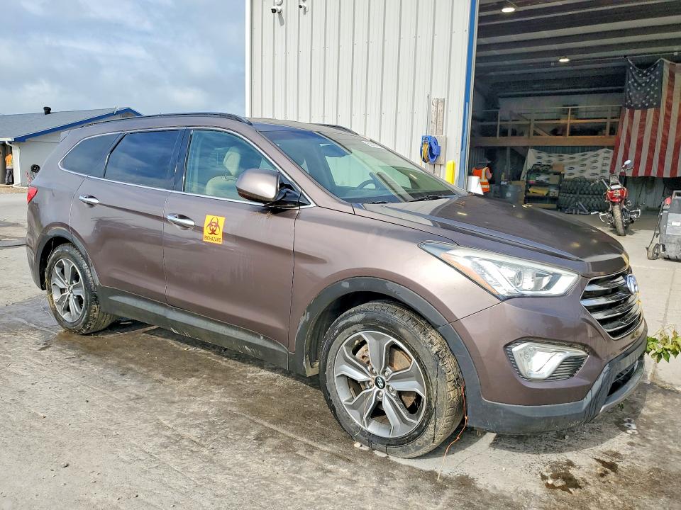 2013 Hyundai Santa fe VIN KM8SM4HFXDU030484 COPART salvage auction — MECHANICAL, TN - CERTIFICATE OF TITLE, sold $1,200 on 2026-07-27 (photo 4)