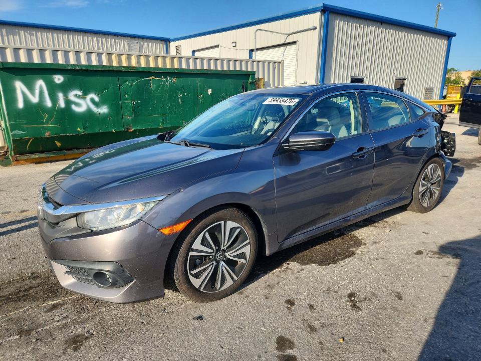 2018 Honda Civic VIN JHMFC1F31JX024260 COPART salvage auction — REAR END, Fl - Cert Of Title Slvg Rebuildable, sold $25 on 2026-07-28 (photo 1)