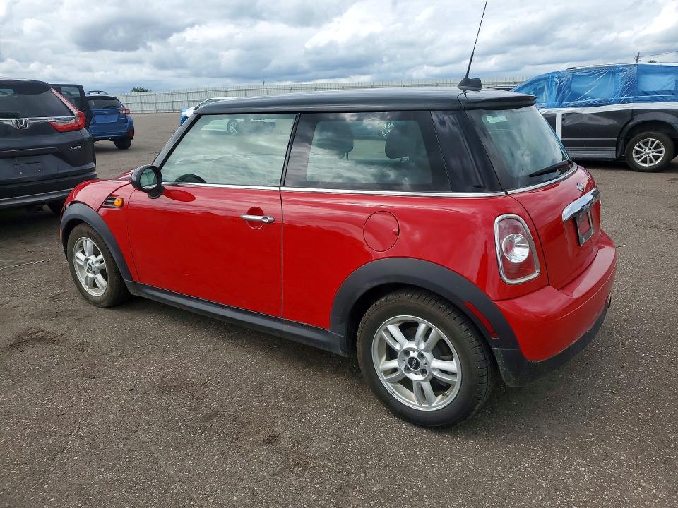 2013 Mini Cooper VIN WMWSU3C56DT545739 COPART salvage auction — FRONT END, Mn - Cert Of Title-Prior Salvage, sold $300 on 2026-07-16 (photo 2)