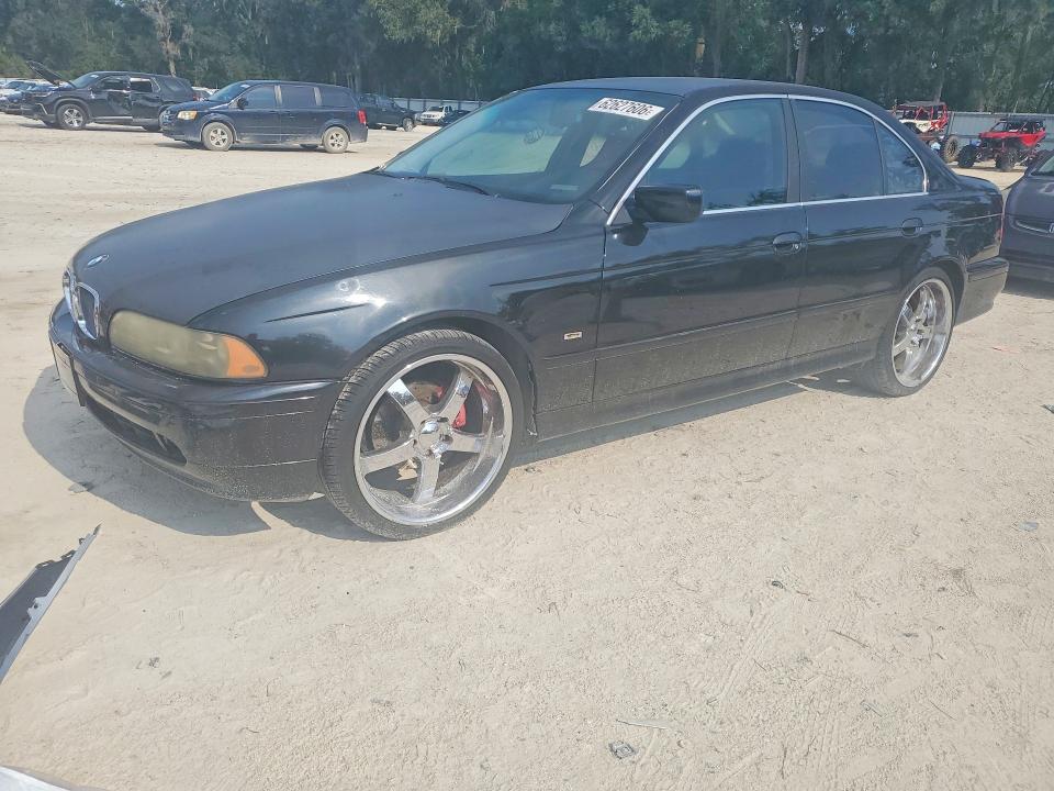2002 BMW 5 series VIN WBADT43402GY41628 COPART salvage auction — REAR END, Fl - Cert Of Title Slvg Rebuildable, sold $375 on 2026-08-11 (photo 1)