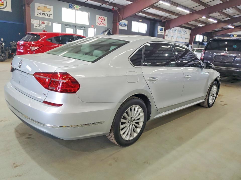 2016 Volkswagen Passat VIN 1VWBT7A36GC026433 COPART salvage auction — FRONT END, VA - CERTIFICATE OF TITLE (P), sold $2,950 on 2026-07-23 (photo 3)