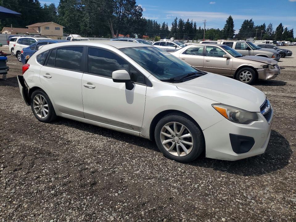 2014 Subaru Impreza VIN JF1GPAC64E8290936 COPART salvage auction — REAR END, WA - BILL OF SALE, sold $1,200 on 2026-07-14 (photo 4)