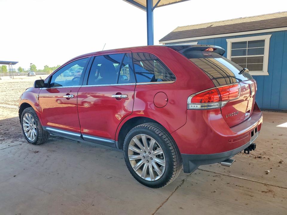 2013 Lincoln Mkx VIN 2LMDJ6JK3DBL39308 COPART salvage auction — FRONT END, AZ - CERT OF TITLE - SALVAGE, sold $1,800 on 2026-07-23 (photo 2)