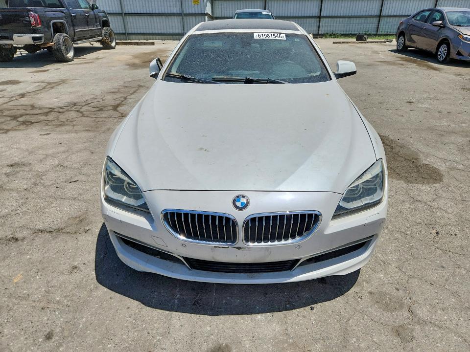 2013 BMW 6er VIN WBA6A0C53DDZ03561 COPART salvage auction — REAR END, Ca - Salvage Certificate, sold $1,650 on 2026-08-07 (photo 5)