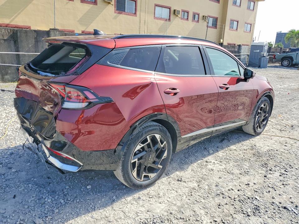 2023 Kia Sportage VIN 5XYK53AF3PG059580 COPART salvage auction — REAR END, Fl - Cert Of Title Slvg Rebuildable, sold $6,200 on 2026-07-28 (photo 3)