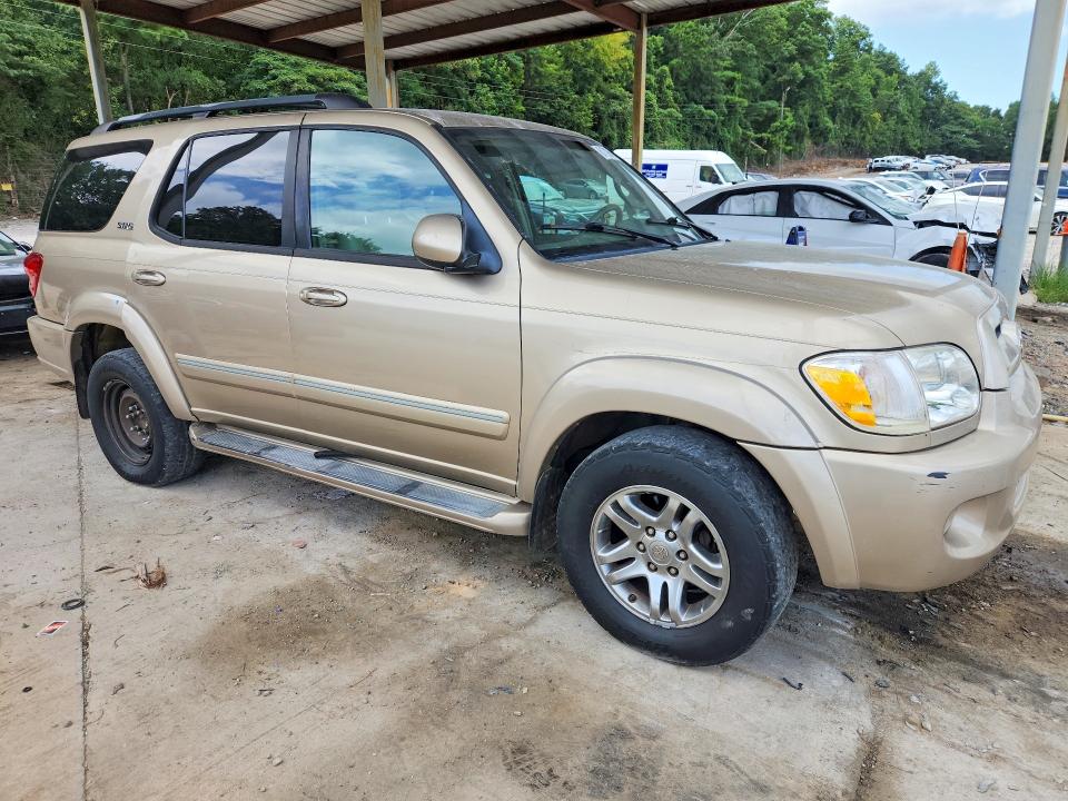 2007 Toyota Sequoia VIN 5TDZT34A67S292022 COPART salvage auction — MINOR DENT/SCRATCHES, AL - CERTIFICATE OF TITLE (P), sold $2,950 on 2026-07-28 (photo 4)