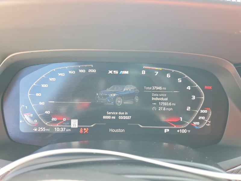 2021 BMW X5 VIN 5YMJU0C04M9F62337 COPART salvage auction — WATER/FLOOD, TX - SALVAGE TITLE-FLOOD DAMAGE (P), sold $20,700 on 2026-07-24 (photo 9)