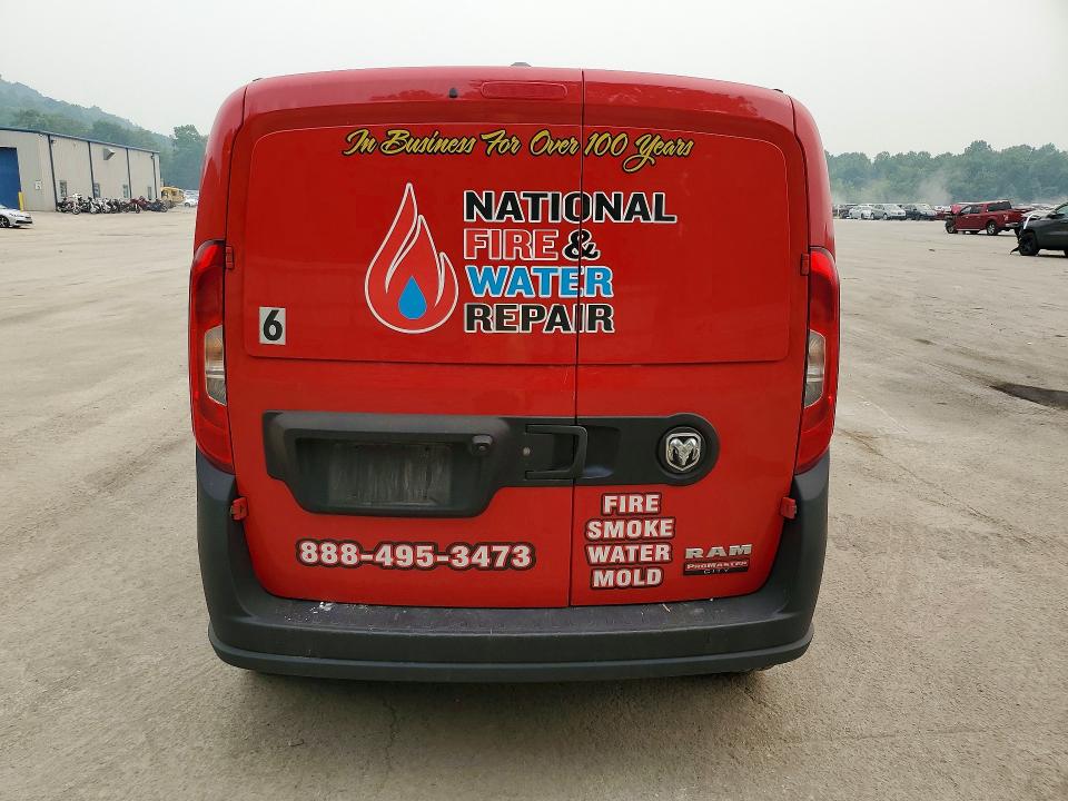2019 Ram Promaster city VIN ZFBHRFAB7K6M07649 COPART salvage auction — FRONT END, Pa - Certificate Of Salvage, sold $350 on 2026-08-06 (photo 6)
