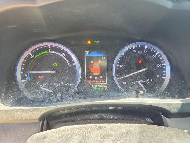 2017 Toyota Highlander hybrid VIN 5TDDGRFH5HS029565 COPART salvage auction — FRONT END, CA - SALVAGE CERTIFICATE, sold $9,500 on 2026-08-11 (photo 9)