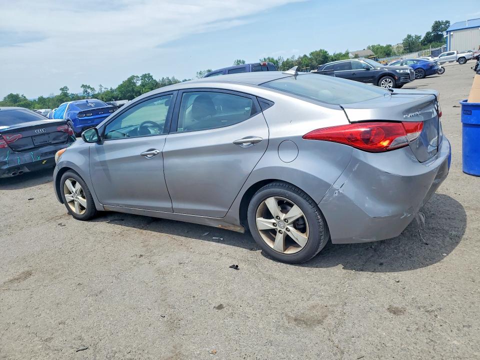 2011 Hyundai Elantra VIN KMHDH4AEXBU080426 COPART salvage auction — REAR END, PA - CERT OF SALV-R=RECONSTRUCTED, sold $250 on 2026-07-21 (photo 2)