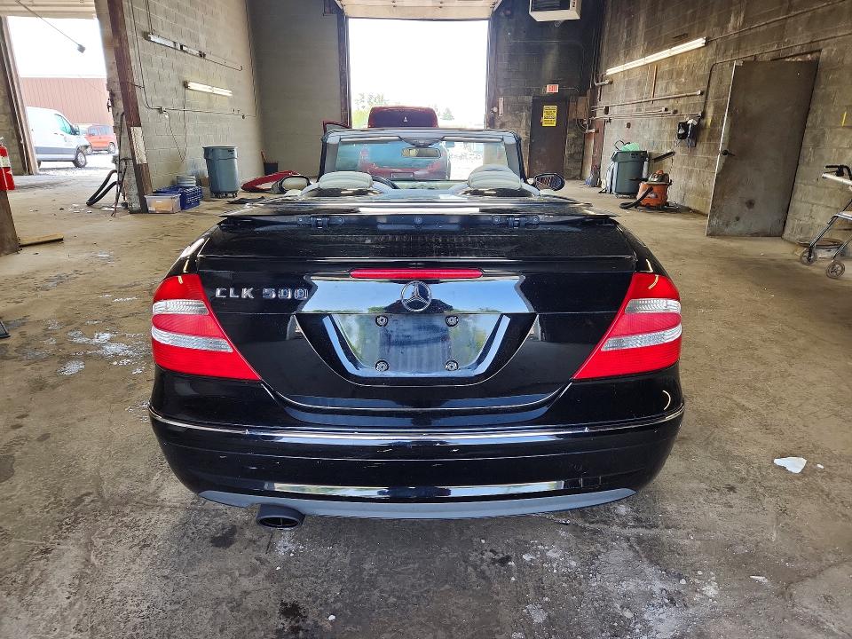 2005 Mercedes-benz Clk-class VIN WDBTK75J75F146724 COPART salvage auction — SIDE, NY - MV-907A SALVAGE CERTIFICATE, sold $800 on 2026-07-20 (photo 6)