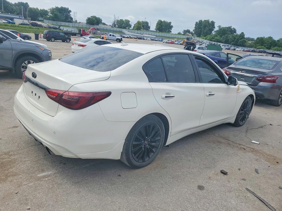2020 Infiniti Q50 VIN JN1EV7AR9LM254514 COPART salvage auction — MECHANICAL, Mo - Certificate Of Title, sold $2,450 on 2026-07-31 (photo 3)